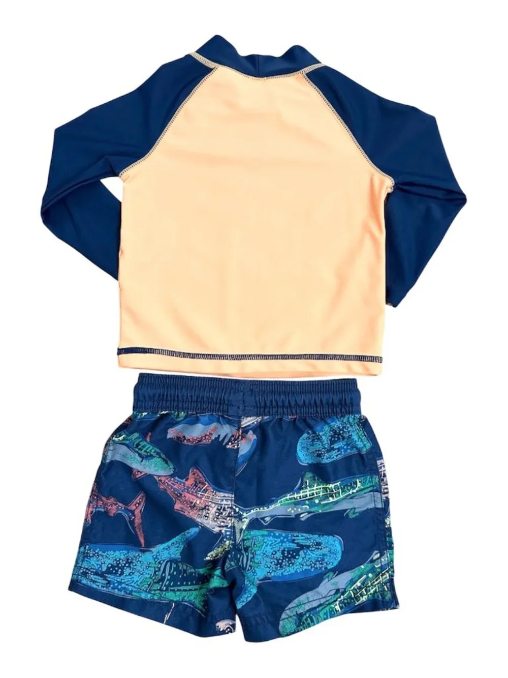 Bundle of 2 Baby Boy Swimwear Set Carter's & Banana Boat Multicolor Size 12M